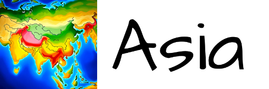 Asia Bookmarks-Great for Reluctant Readers, Teaching Continents