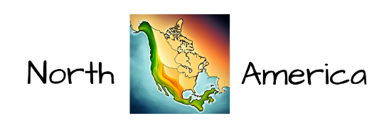 North America Continent Bookmarks-Great for teaching geography!