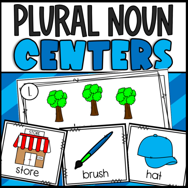 Plural Nouns Adding ES or S Center Activity and Write the Room Made