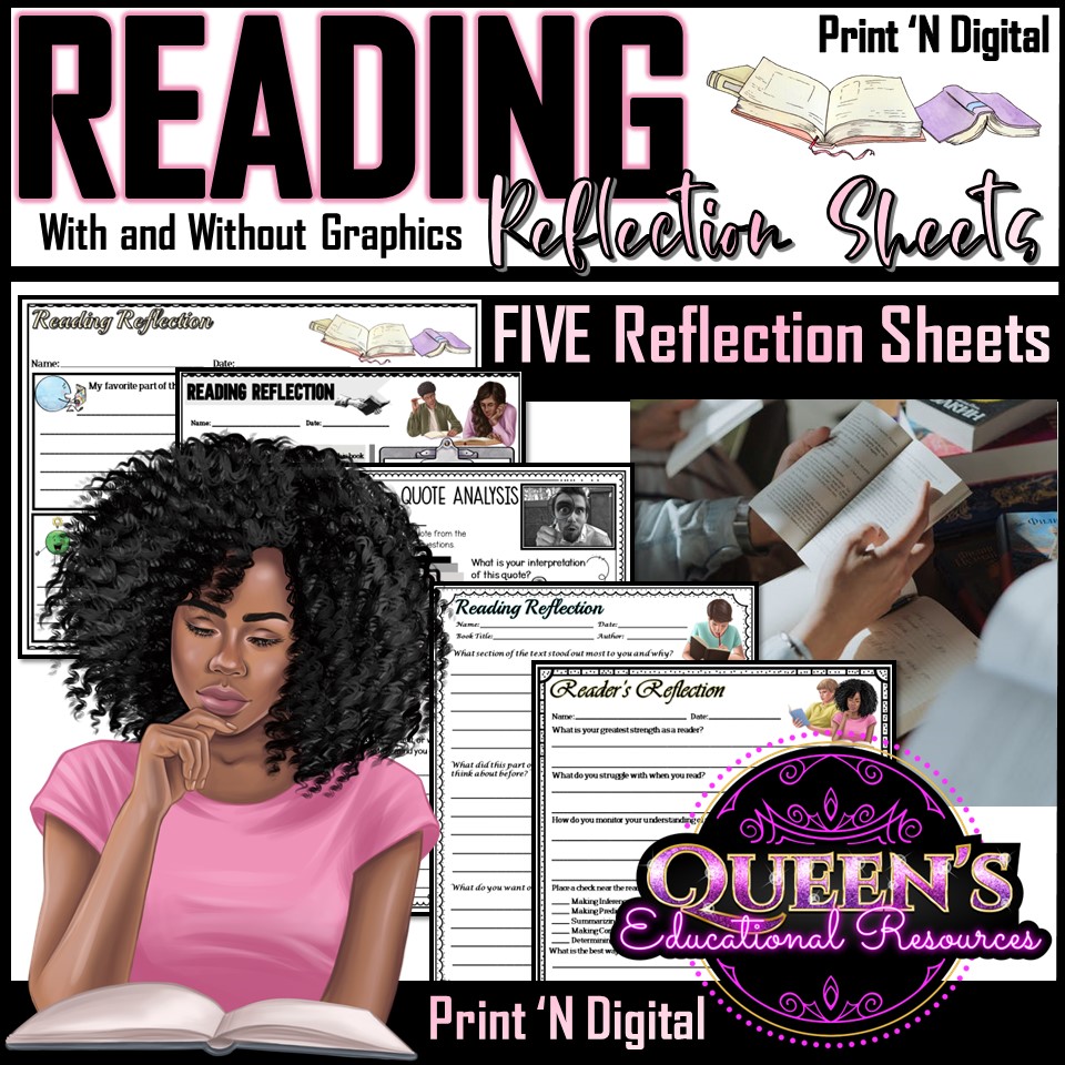 Reading Reflection Sheets Reading Reflection Worksheets Made By