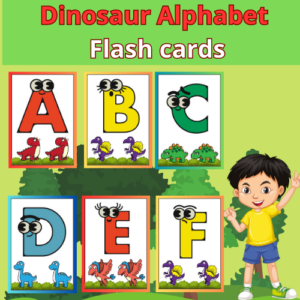 Dinosaur Alphabet Flash Cards A-Z - Made By Teachers