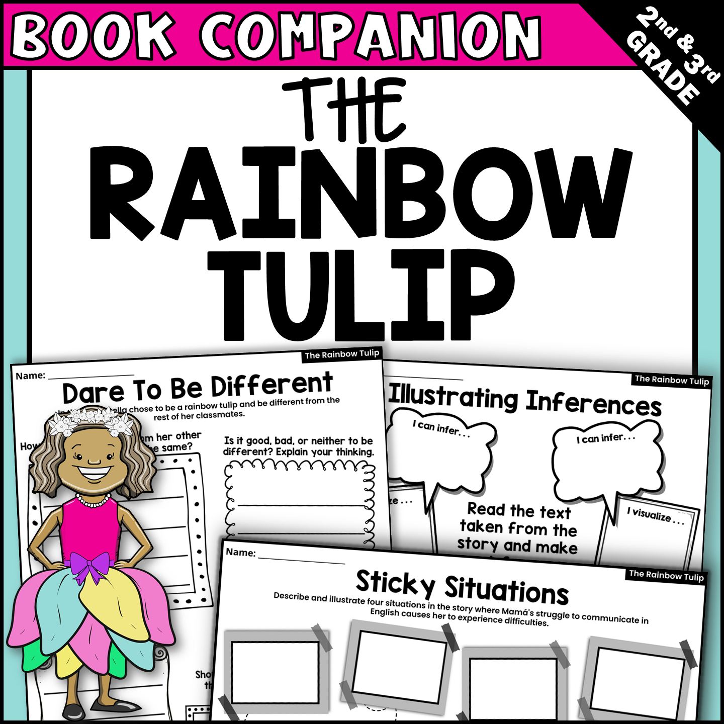 The Rainbow Tulip by Pat Mora Read Aloud Book Companion Activities for IRA