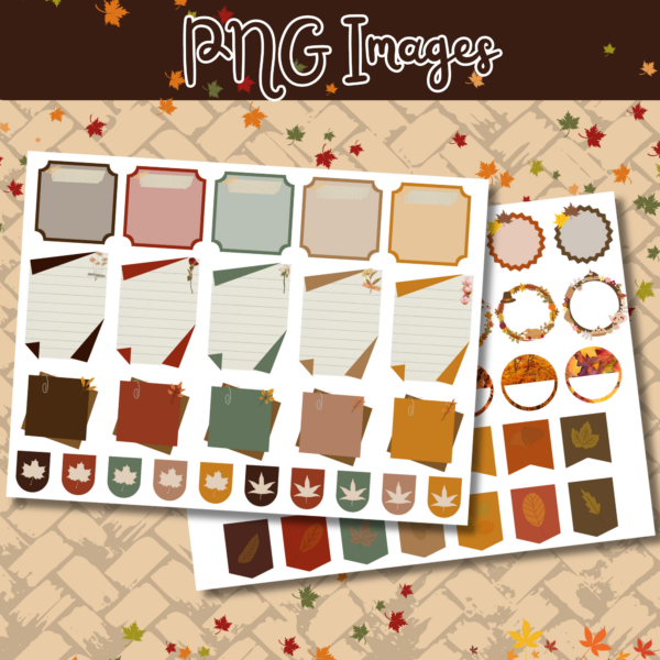 Digital Planner Stickers for Goodnotes / Autumn | Made By Teachers