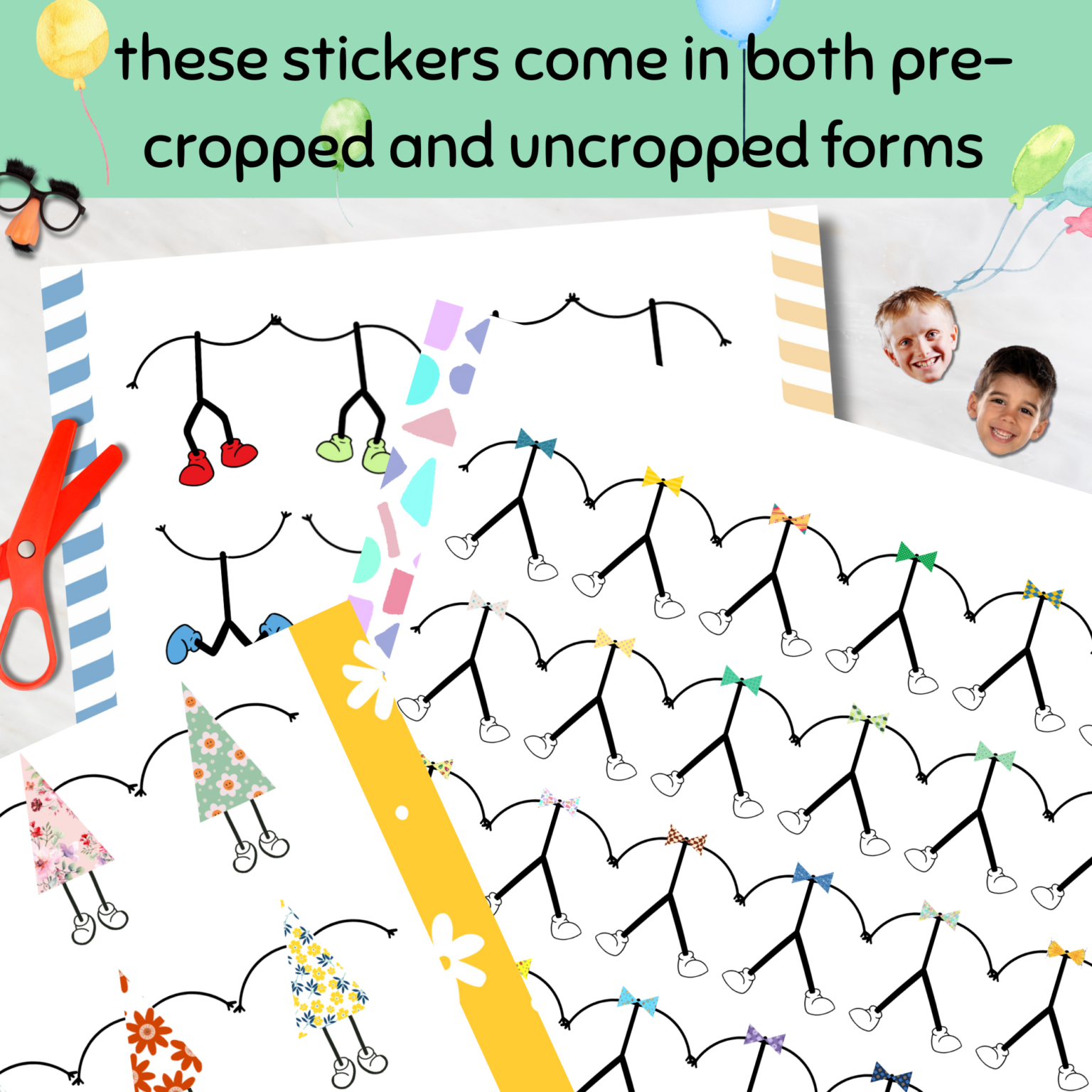 faces craft activities: Adaptable Body Shapes for Classroom ...