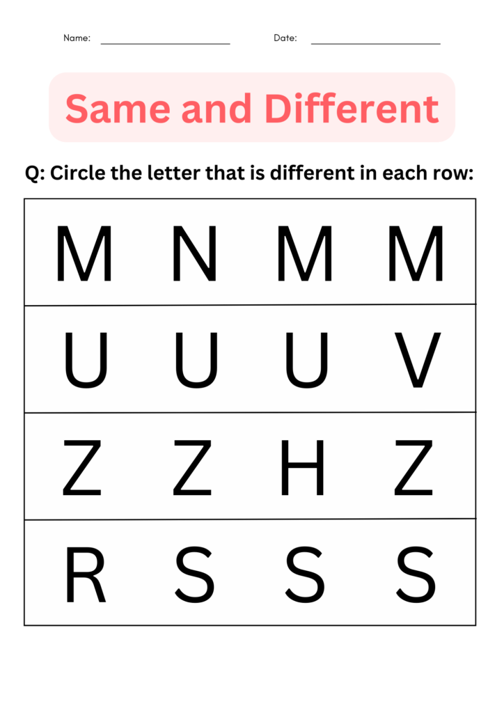 Printable Same And Different Worksheets For Kindergarten Made By Teachers printable-same-and-different-worksheets-for-kindergarten-made-by-teachers