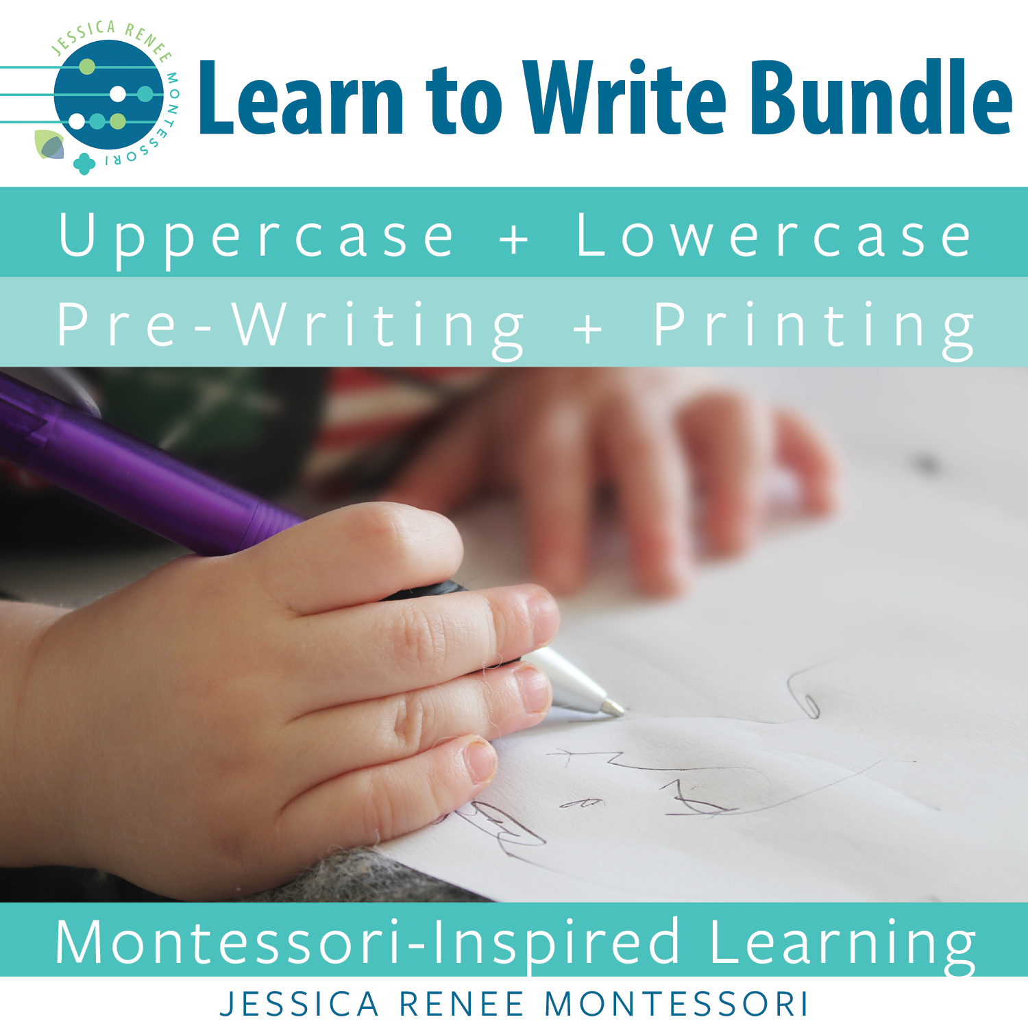 Pre-Writing & Printing Tracing Cards, Booklets, & Posters for Upper & Lowercase