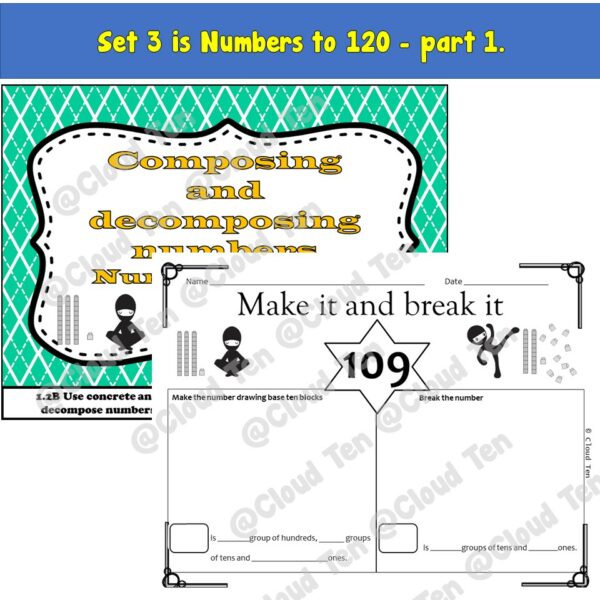 Composing and Decomposing Numbers up to 120 - Made By Teachers