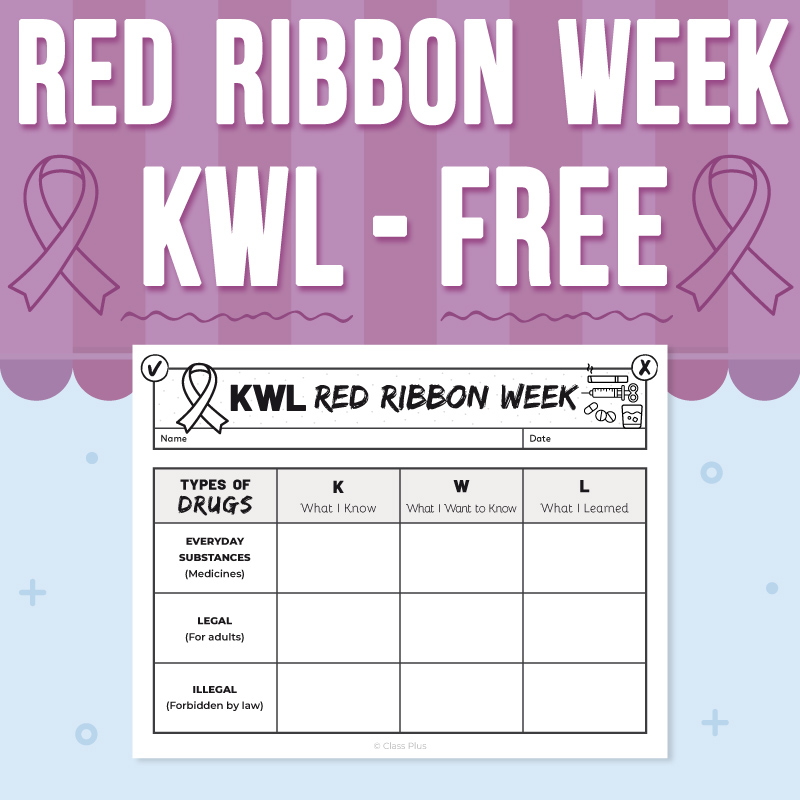 KWL Red Ribbon Week | FREE