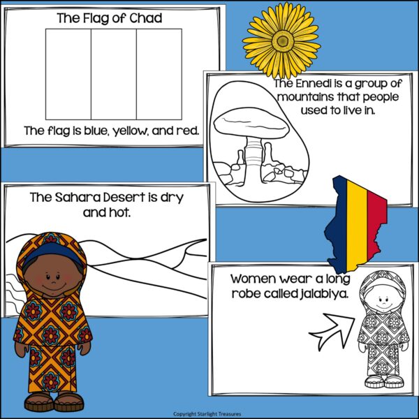 Chad Mini Book for Early Readers - A Country Study | Made By Teachers