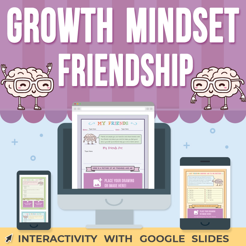 Growth Mindset Friendship Google Slides