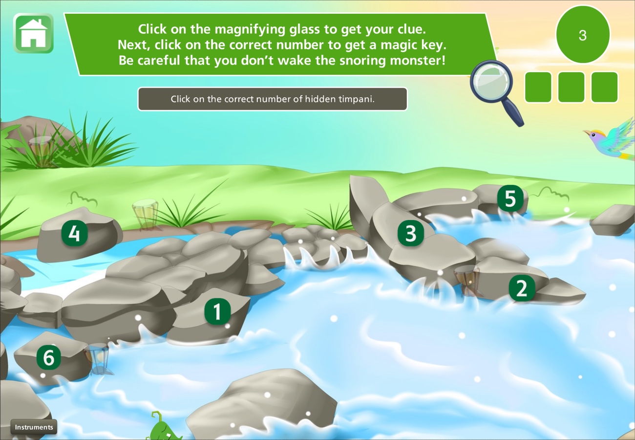 Monster Game With Instruments Don’t Wake the Musical Instrument Monsters Interactive Game UK and US ...