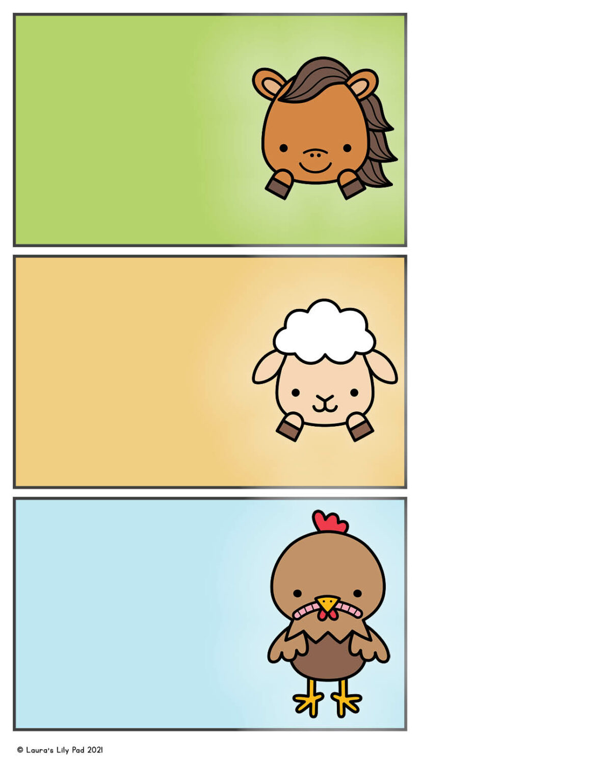 Farm Theme Editable Labels | Made By Teachers