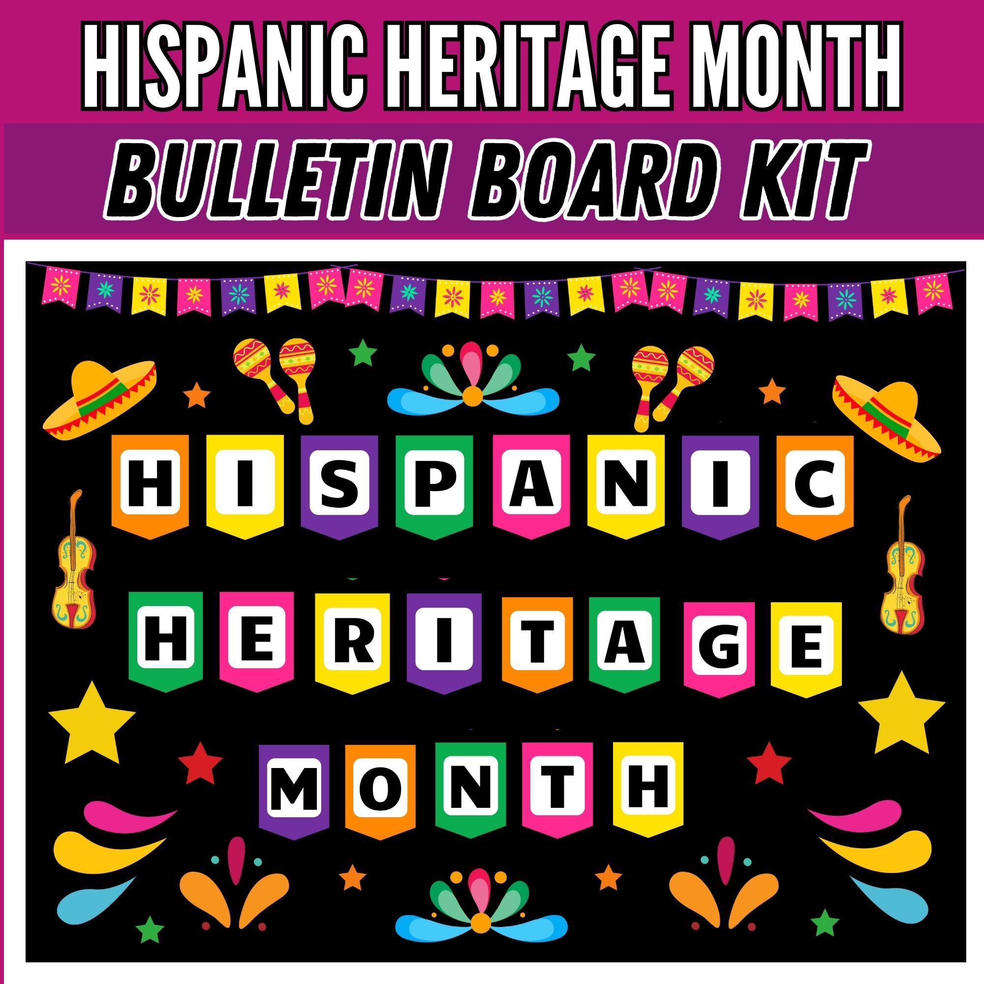 Hispanic Heritage Month Bulletin Board Kit - Classroom Decoration
