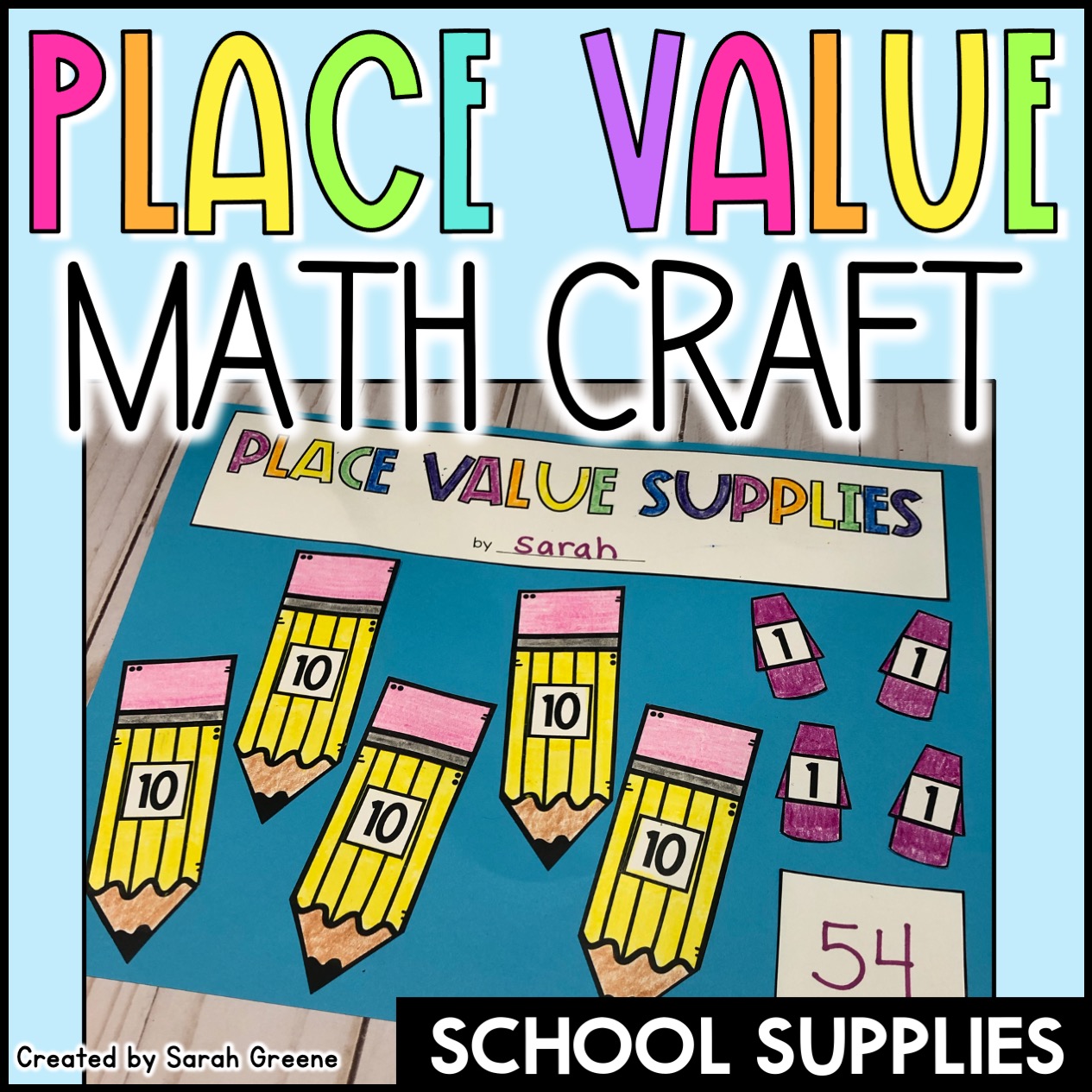 Place Value Math Craft