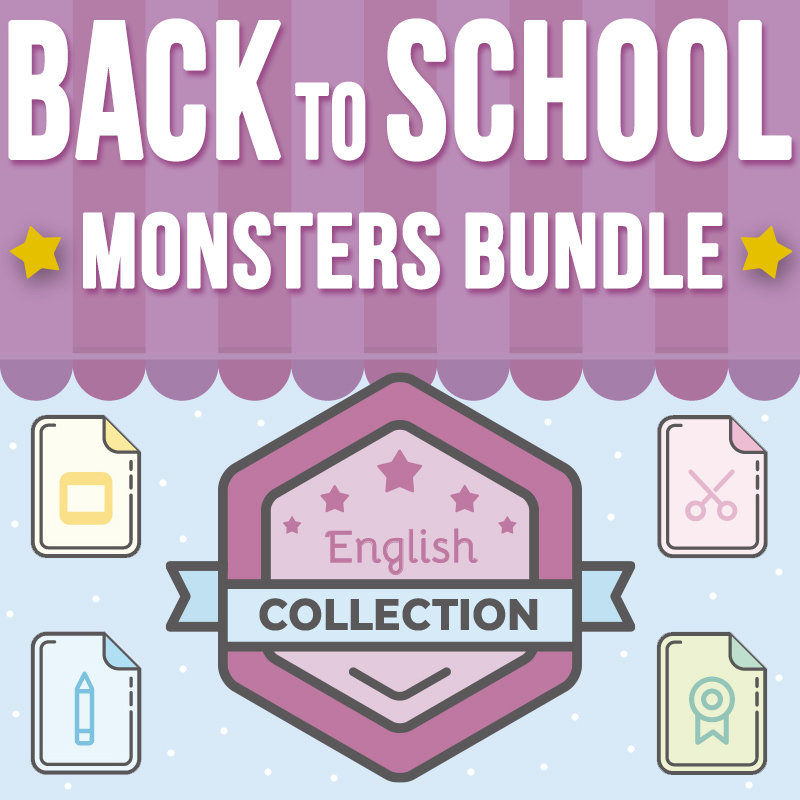Back to School Monsters Collection BUNDLE