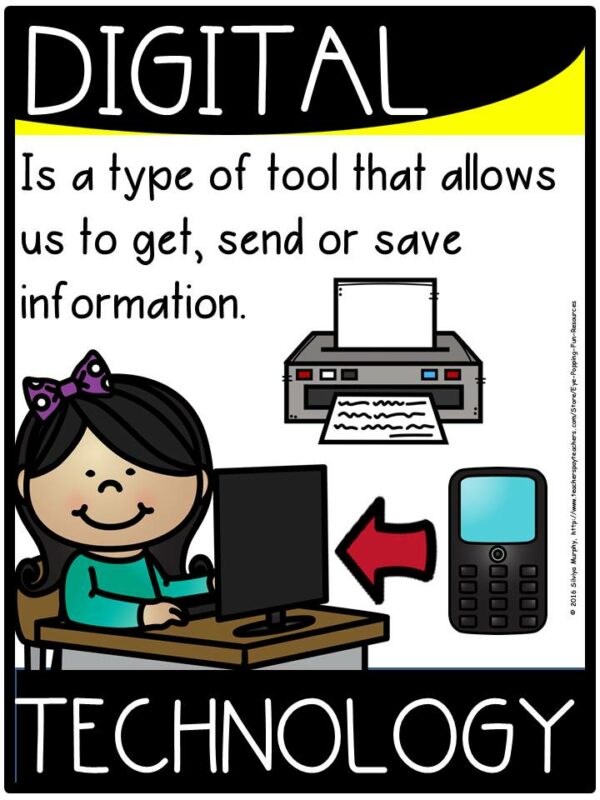 technology digital and non digital sort - Made By Teachers