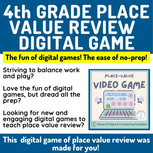Place Value Review Worksheet and Video Game Volume 2 | Made By Teachers
