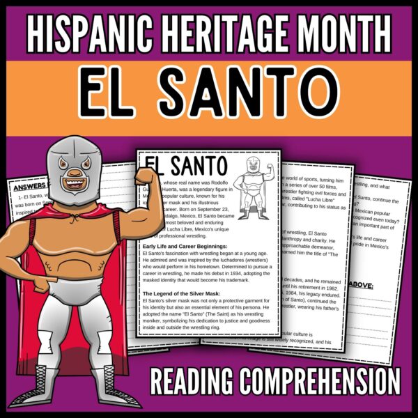 El Santo Reading Comprehension Passage and Questions | Made By Teachers