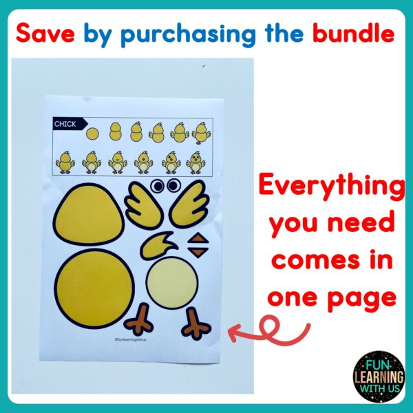 Farm Animals Cut & Paste Fine Motor Skill Craft for Preschool ...