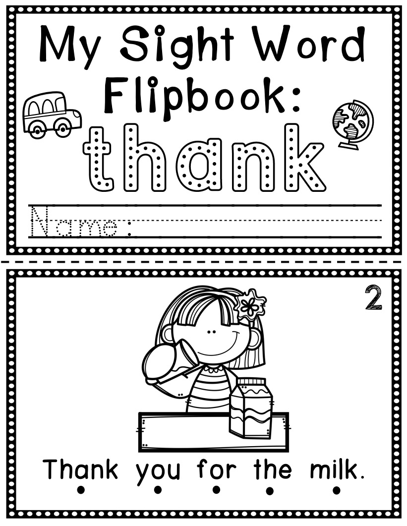 Sight Word Flip Book (Flipbook) - SOON | Made By Teachers