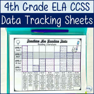 Student Data Tracking Sheets for 4th Grade CCSS + NGSS - Sports Themed ...