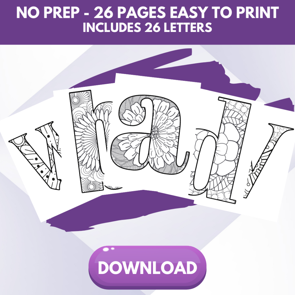 Lower Case Alphabet Learning with A to Z Mandala Coloring Pages | Made ...