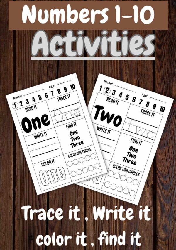 Numbers 1-10 Activities | Number Sense Math Worksheets | Made By Teachers