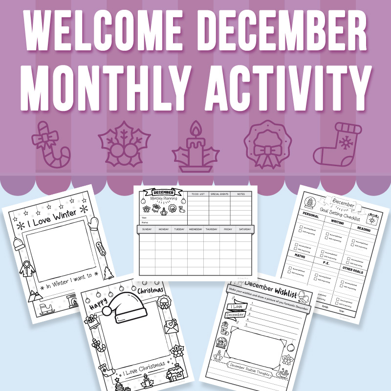 Welcome December Monthly Activity