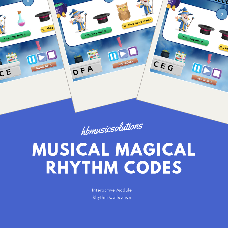 Musical Magical Rhythm Codes Interactive Module