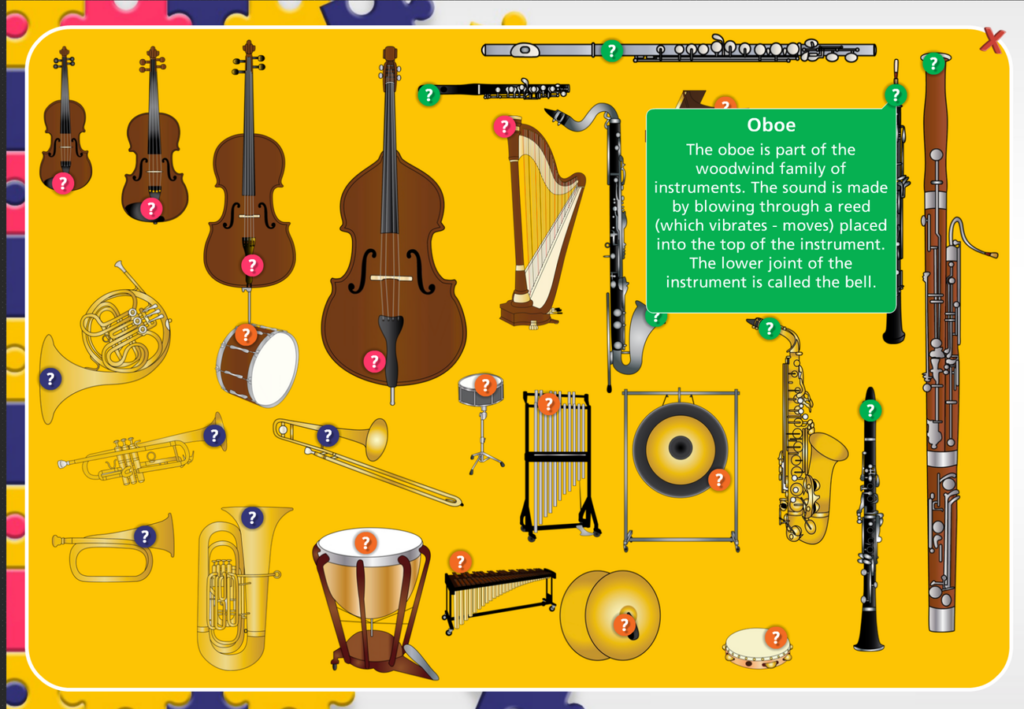 Reveal the Hidden Musical Instruments Interactive Game Module - Made By ...