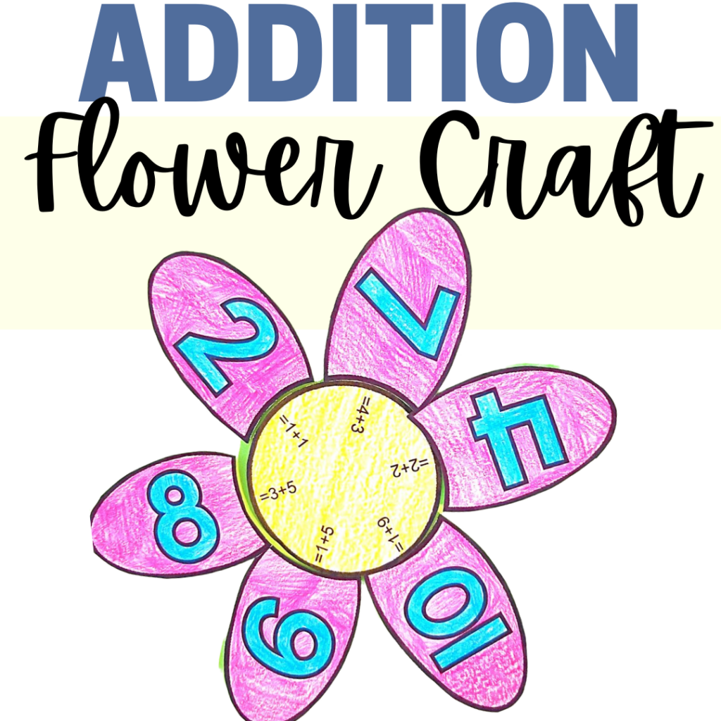 Addition Flower Craft - Made By Teachers