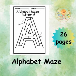Classroom Alphabet Mazes (back to school)