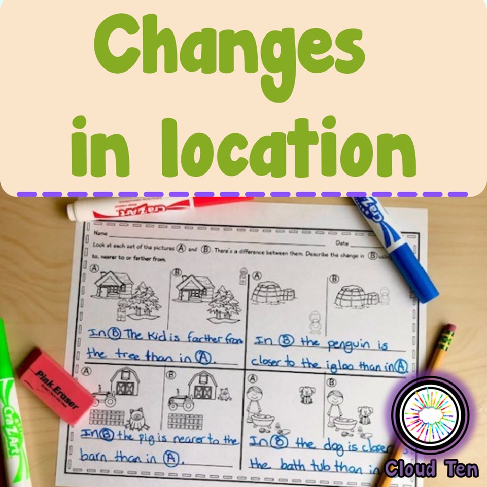 Changes in location