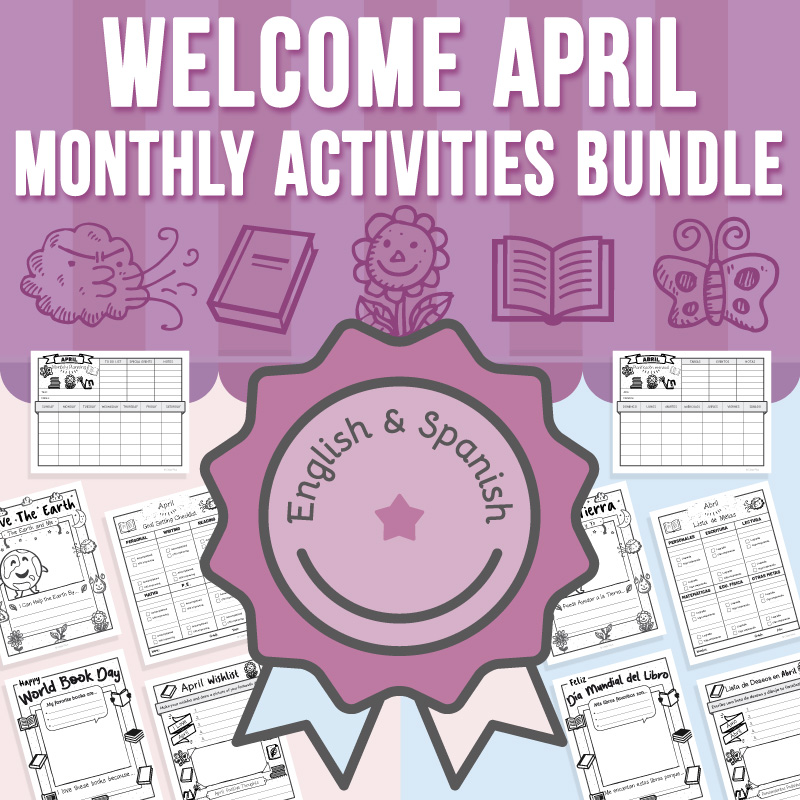 Welcome April Monthly Activities BUNDLE