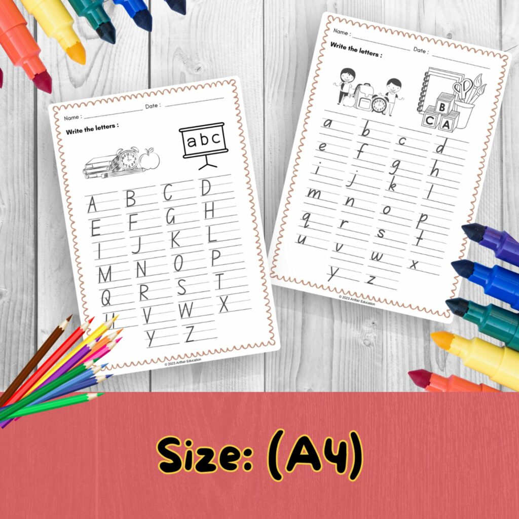 Alphabet writing practice worksheets | Made By Teachers