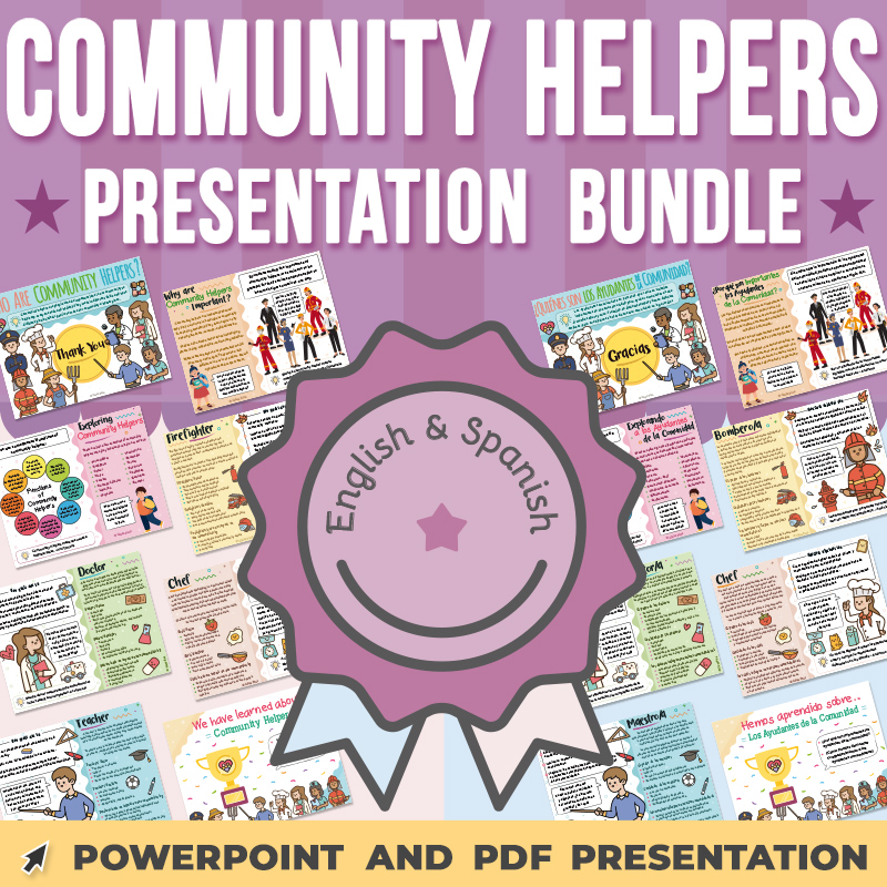 Community Helpers PowerPoint Presentation BUNDLE
