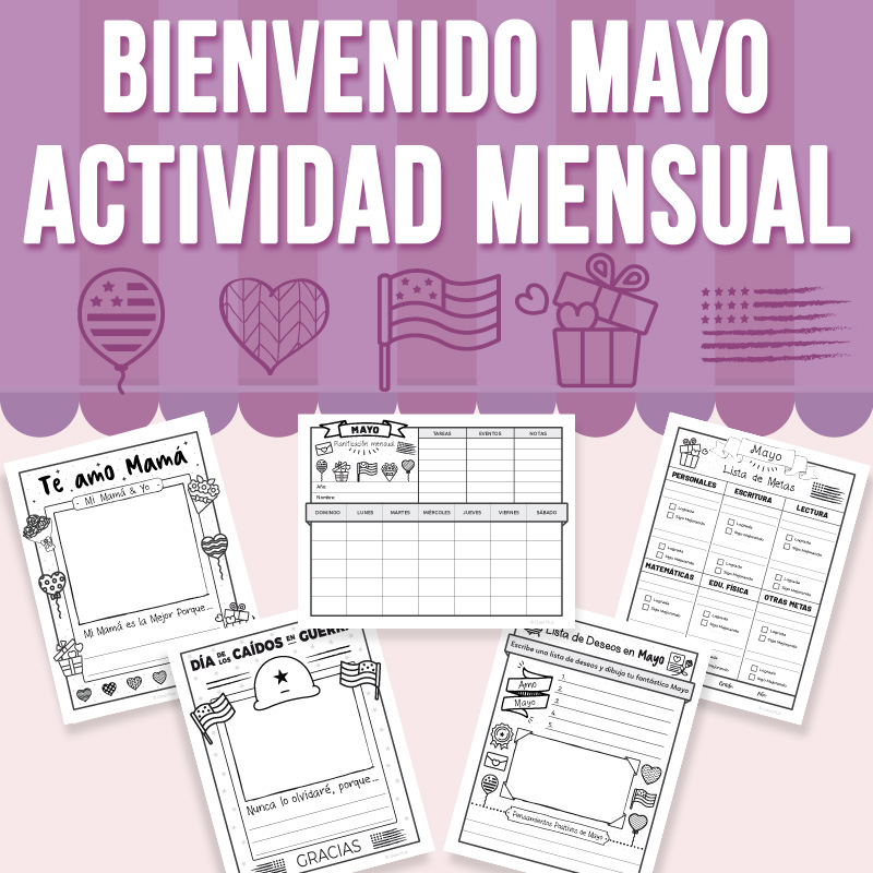 Bienvenido Mayo Actividad Mensual