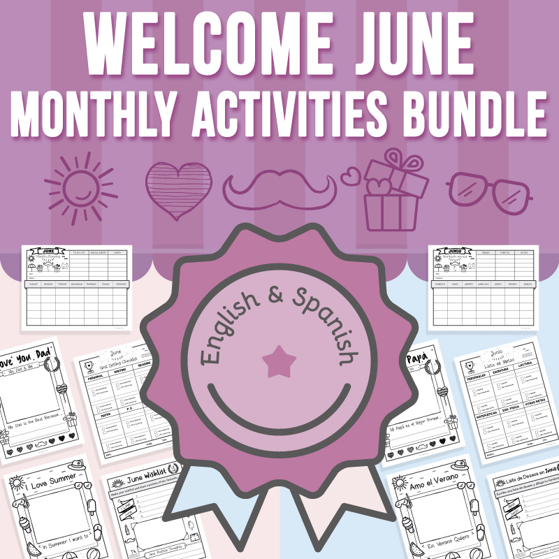 Welcome June Monthly Activities BUNDLE