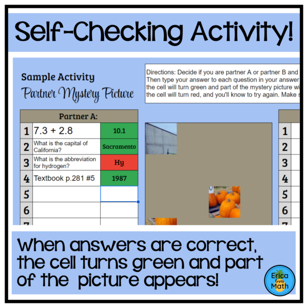 Editable Digital Partner Activity Template (Autumn v.1) | Made By Teachers