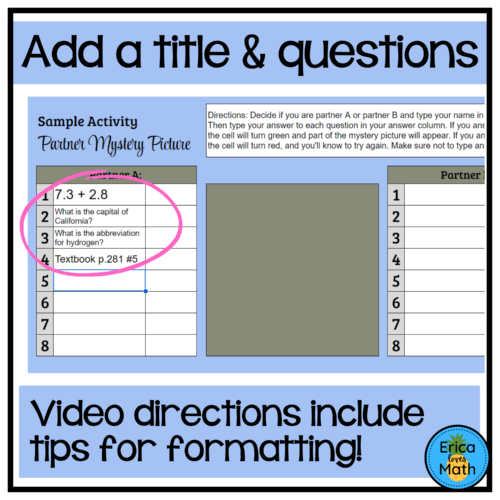 Editable Digital Partner Activity Template (Autumn v.4) | Made By Teachers