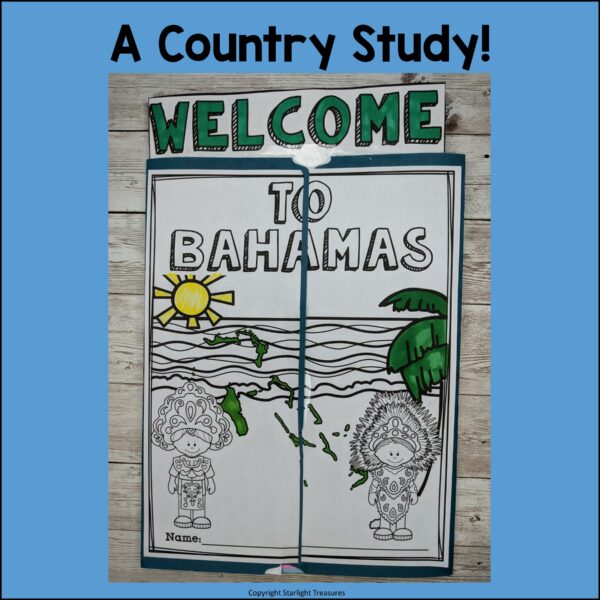 Bahamas Lapbook for Early Learners - A Country Study | Made By Teachers