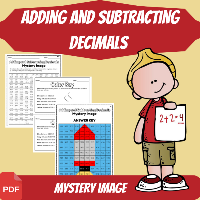 Engaging Decimal Operations Worksheets Add & Subtract Decimals with ...