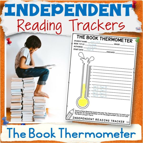 Independent Reading Tracker - Book Thermometer - Printable Graphic ...