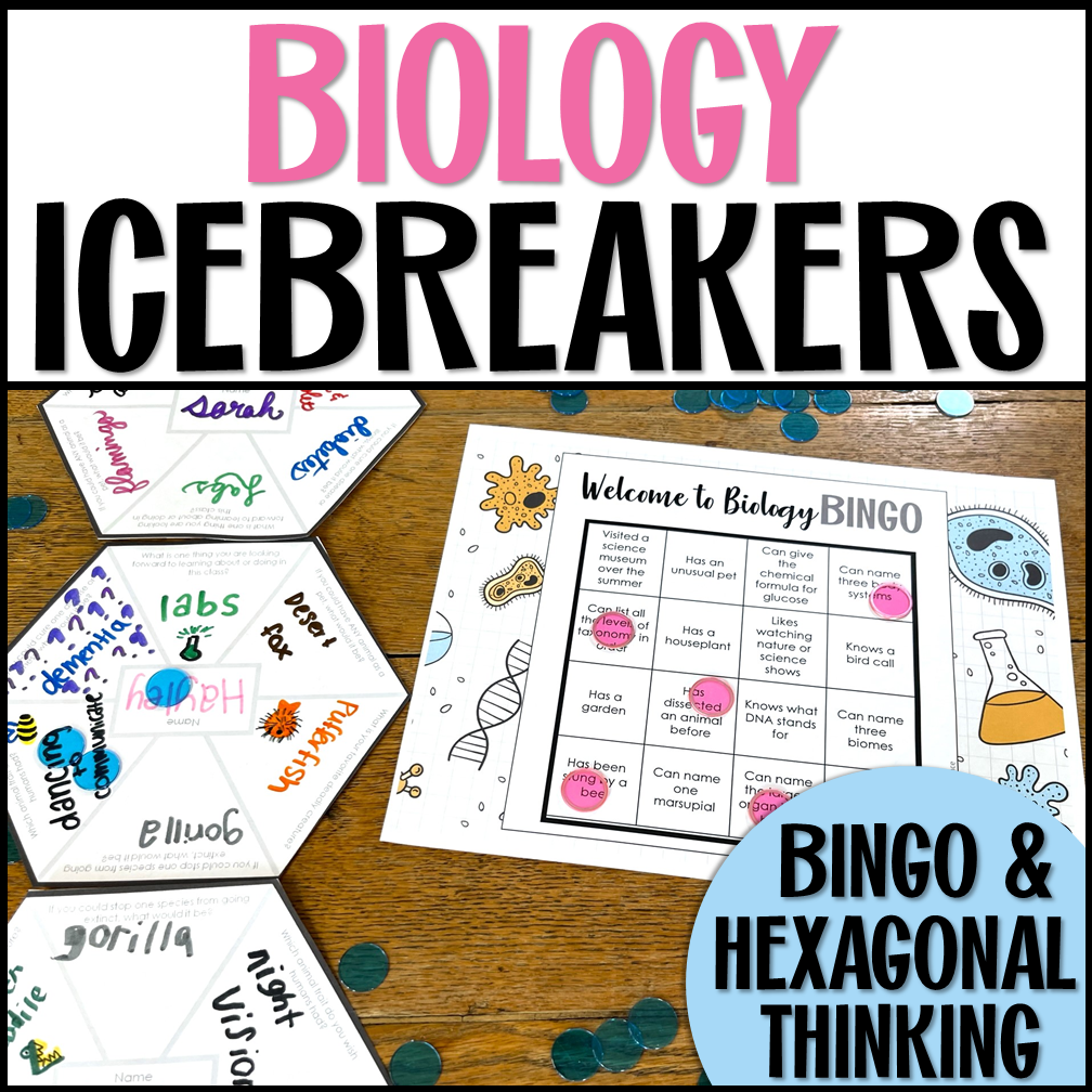 High School Icebreakers First Week of School Science Activity & Game for Biology