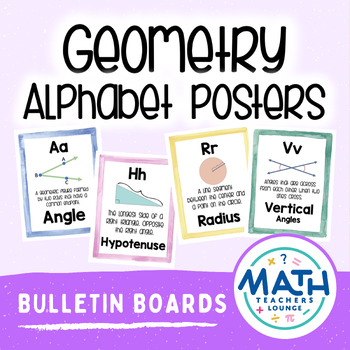 Geometry Alphabet Posters