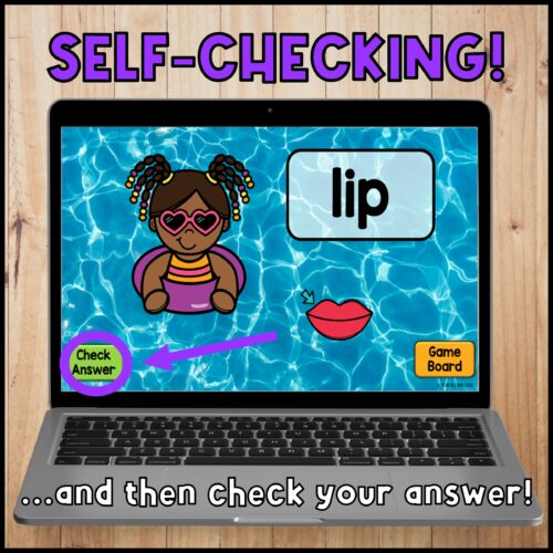 Short I CVC Words Digital Game for PowerPoint™ - Made By Teachers