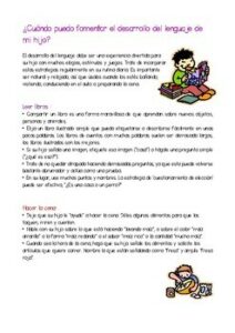 SPANISH VERSION - Speech Therapy - Early Intervention Language Program ...
