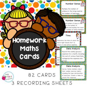 Maths Homework Tasks