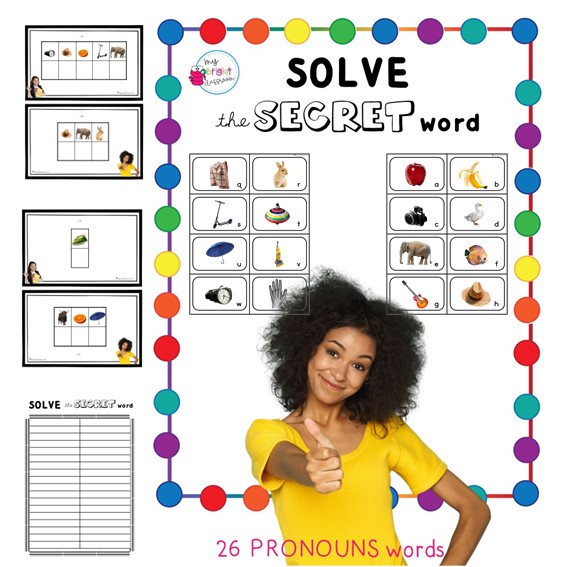 Pronouns: Solve the Secret Word