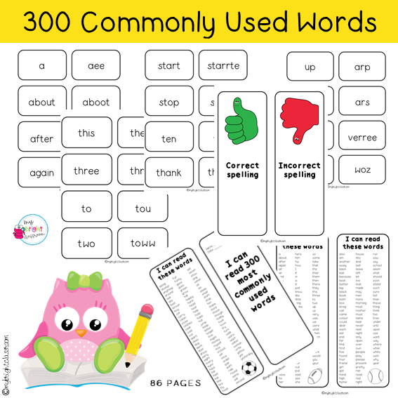 Sight Words Alphabet Letter Fluency | Picture Puzzle Center High Frequency Cards